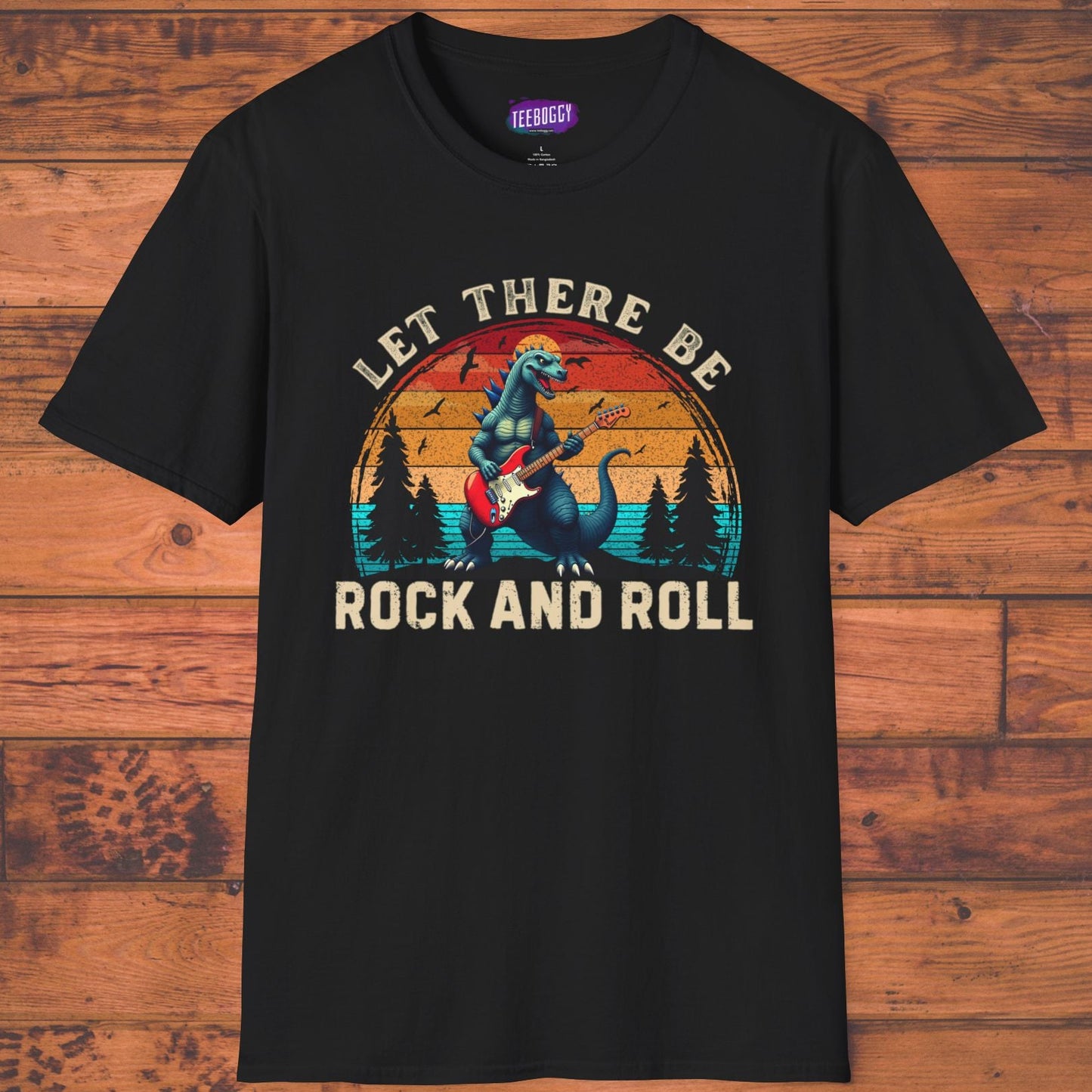 Godzilla Rock Guitar Unisex T-Shirt