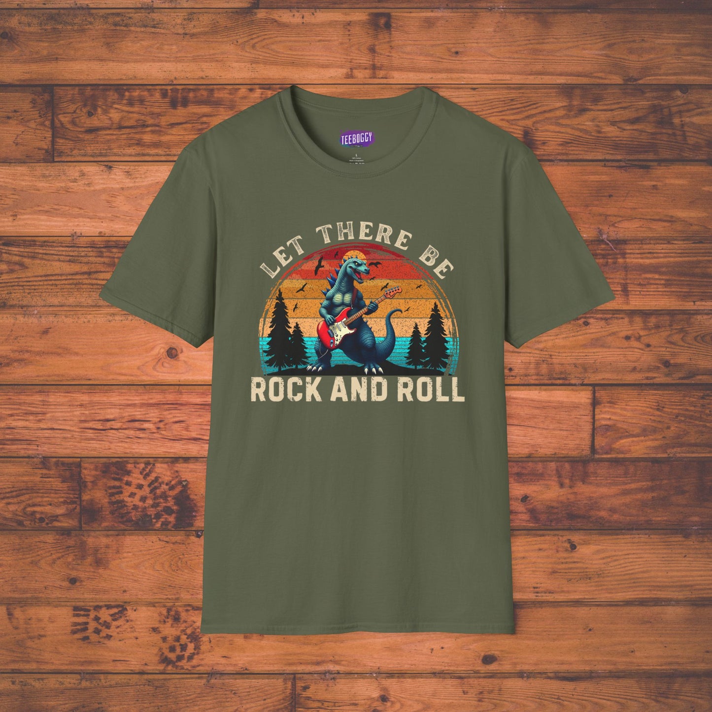 Godzilla Rock Guitar Unisex T-Shirt