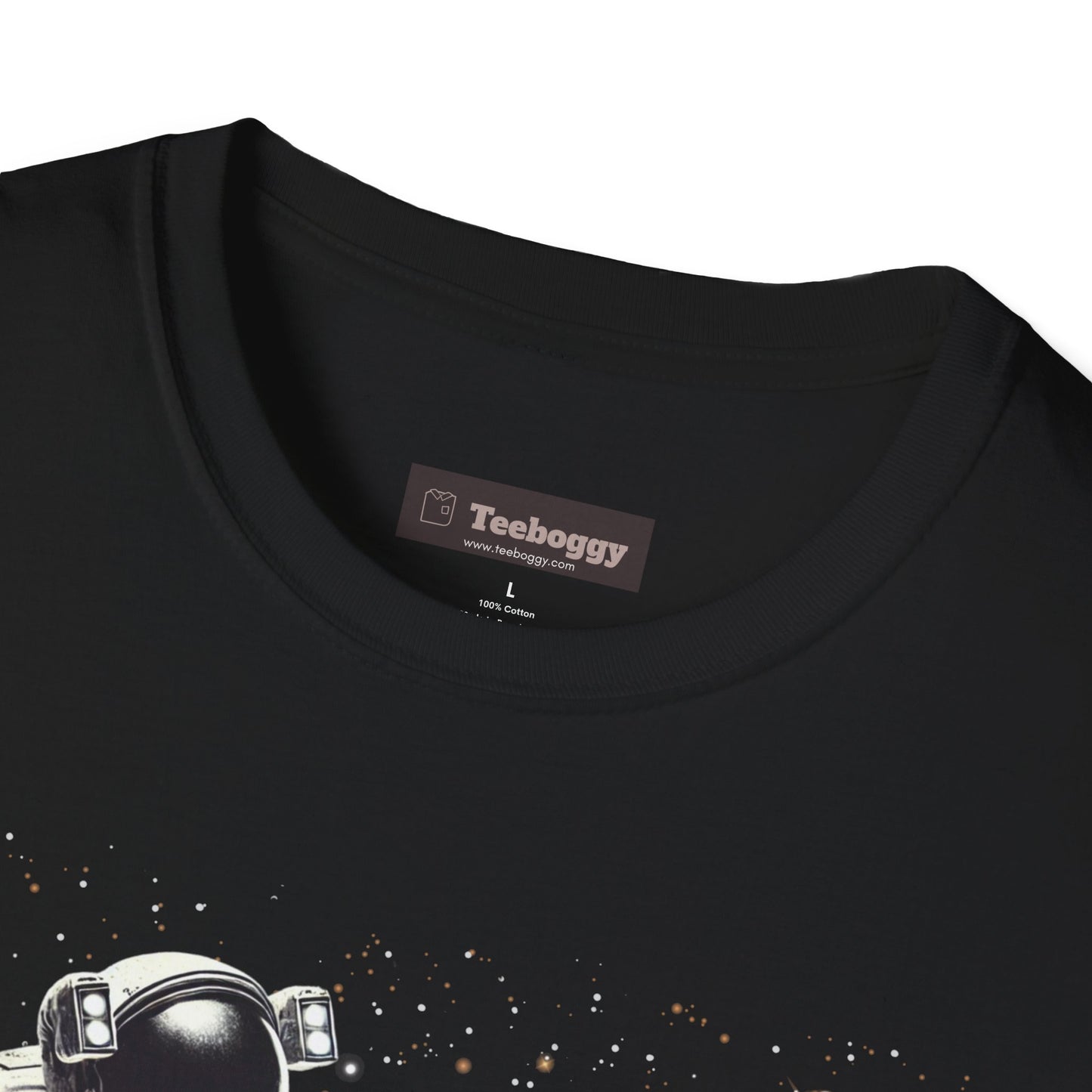 Astronaut Playing Guitar T-Shirt — "Houston, We Don't Have a Problem!"