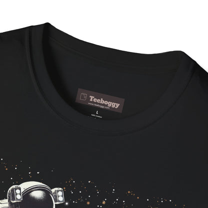Astronaut Playing Guitar T-Shirt — "Houston, We Don't Have a Problem!"