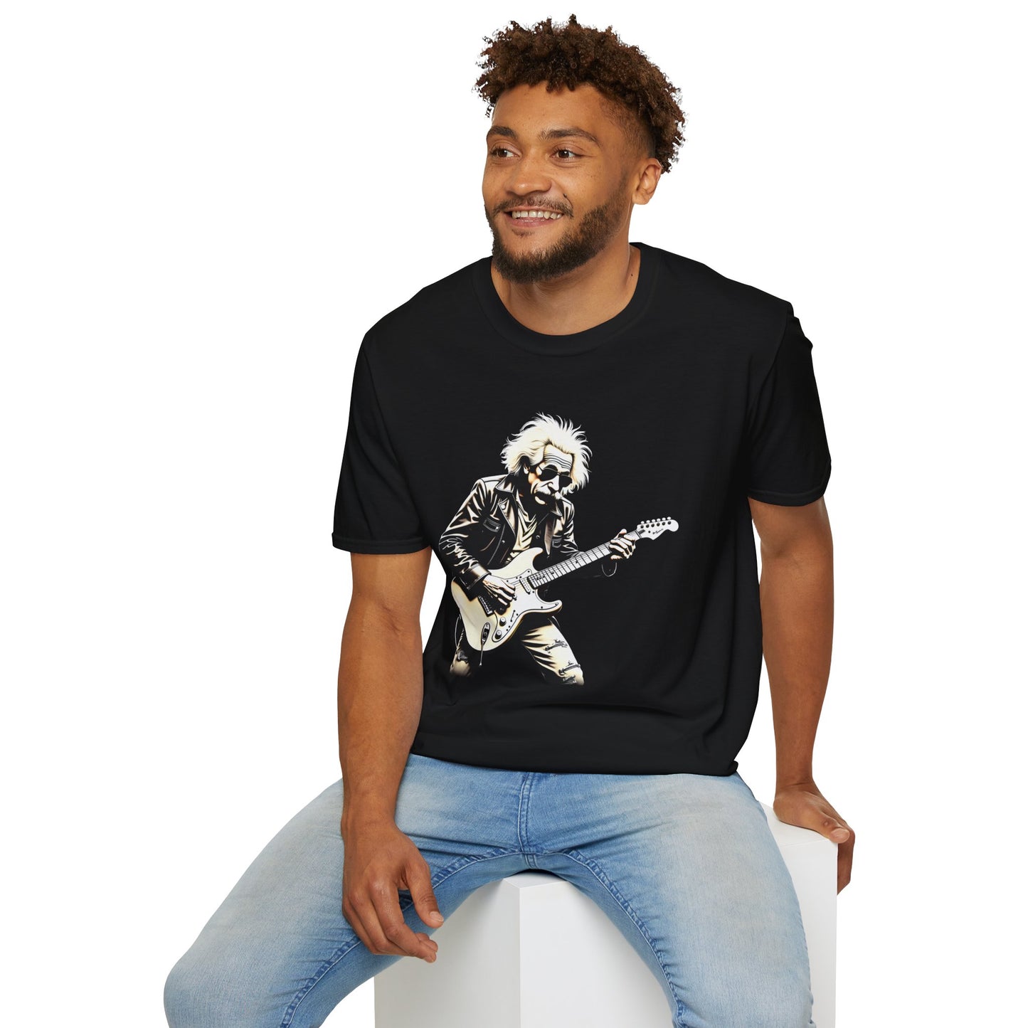 Einstein Rocker T-Shirt — Rock Guitar Genius Graphic Tee