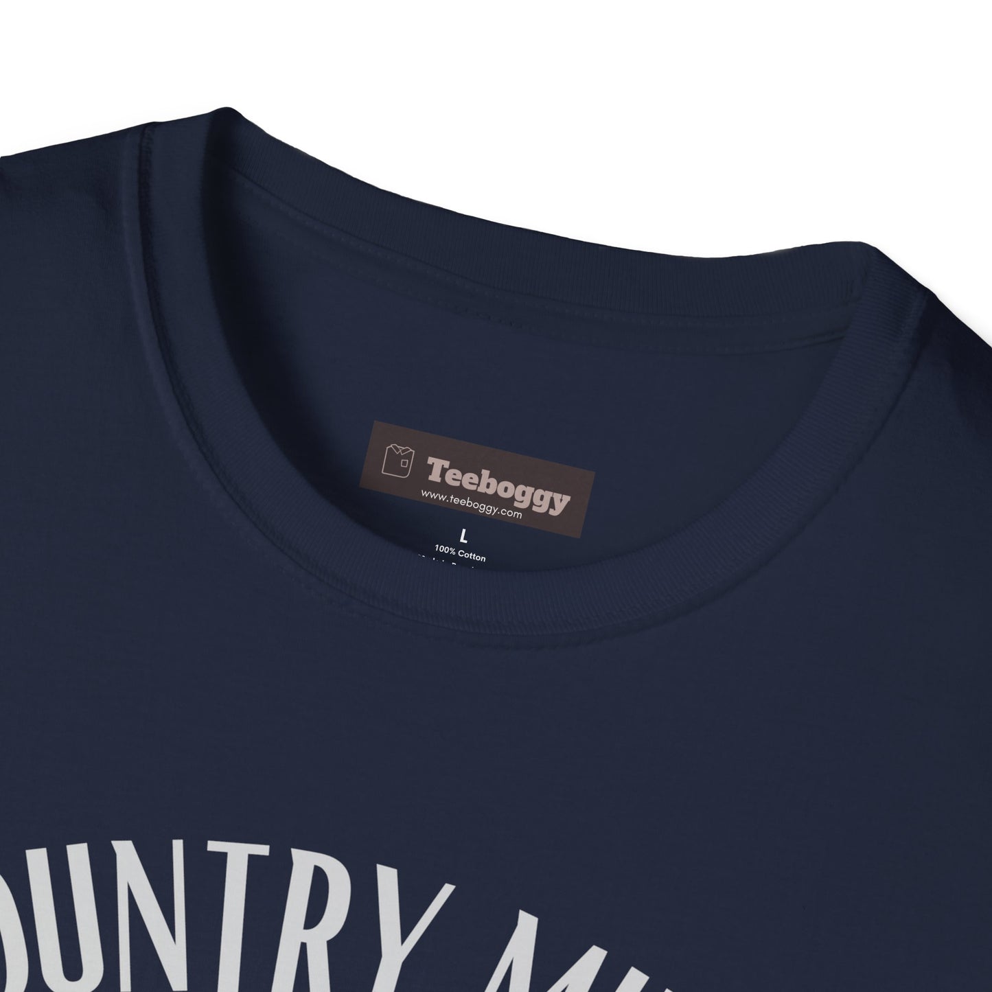 Country Music Whisky Label T-Shirt — Guitars, Grit & Cowboy Hat