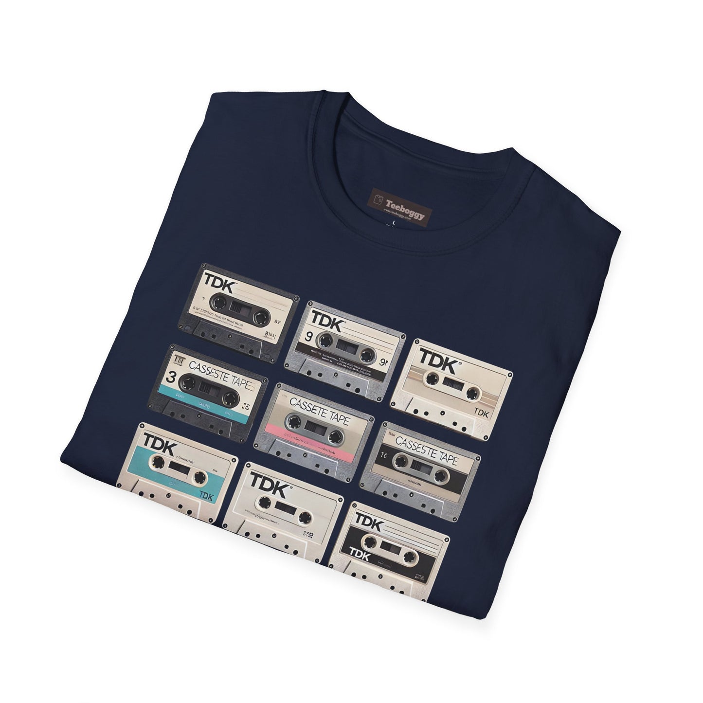 Cassette Tape Nostalgia T-Shirt — Vintage Audio Mix Design