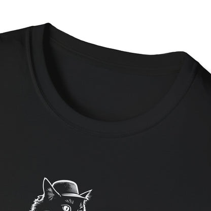Bass Cat T‑Shirt — Cat Playing Bass Guitar for Music Lovers
