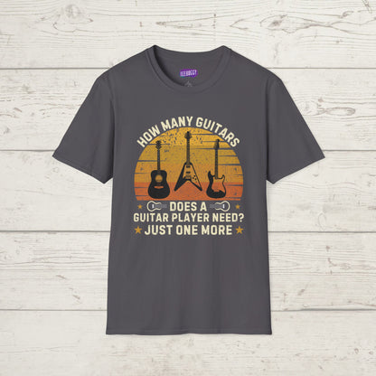 Guitarist Statement T-Shirt - Just One More Guitar