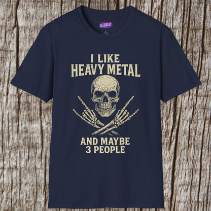 Heavy Metal Skull Unisex T-Shirt