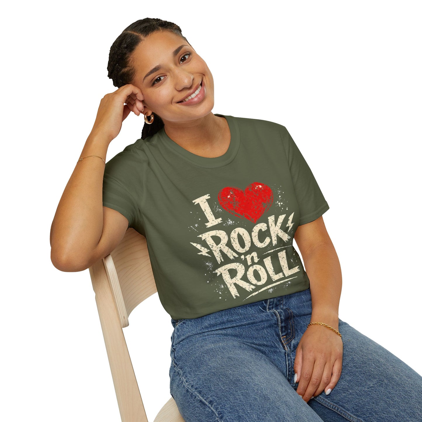I Love Rock n Roll T-Shirt — Design for Music Lovers