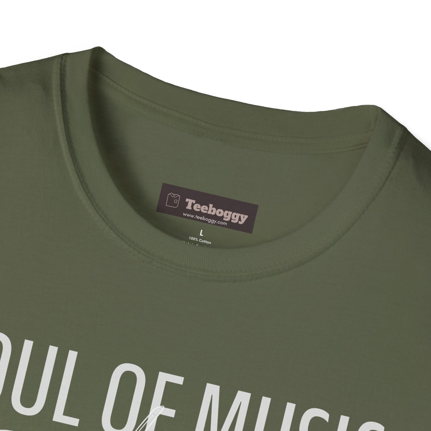 Violin Line Art Tee — "Soul of Music Lives in the Violin"