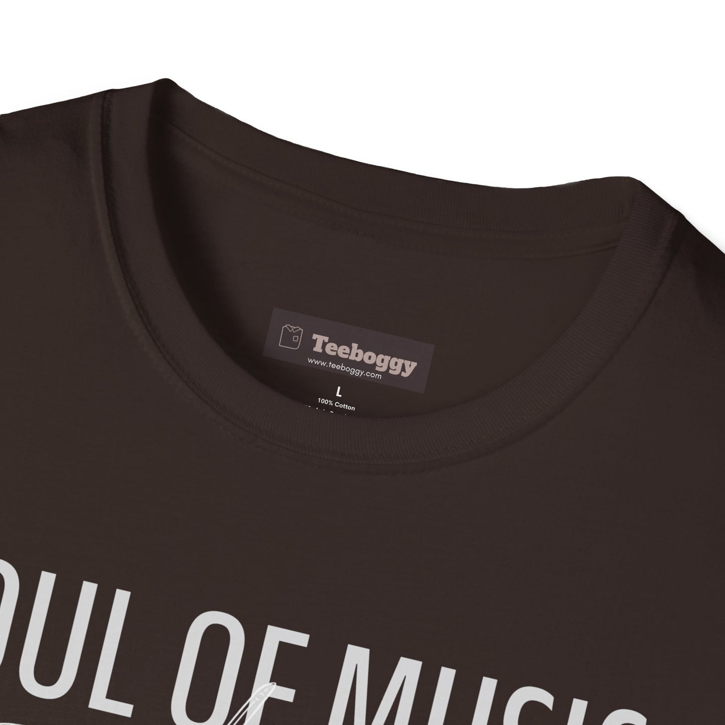 Violin Line Art Tee — "Soul of Music Lives in the Violin"
