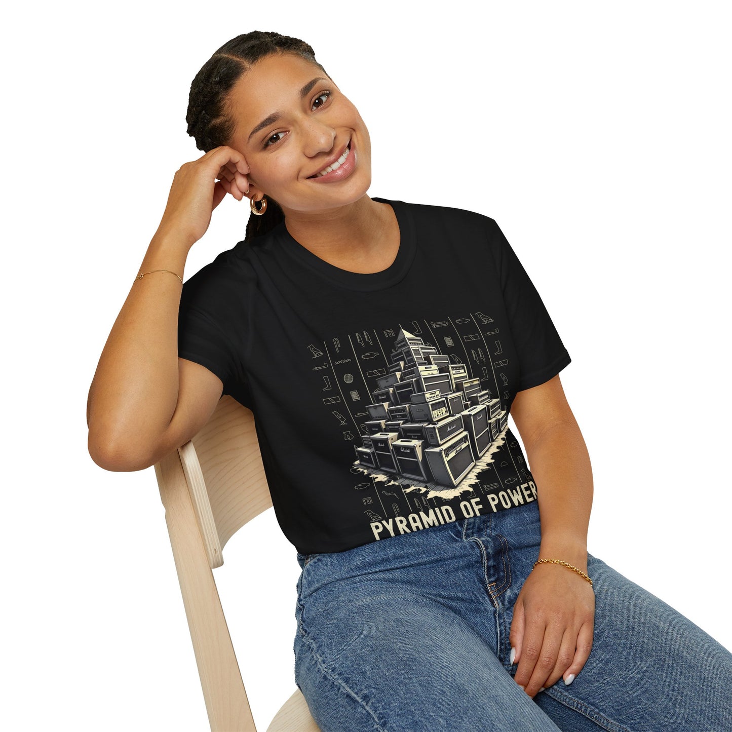 Pyramid of Power - Guitar Amp Pyramid T-Shirt