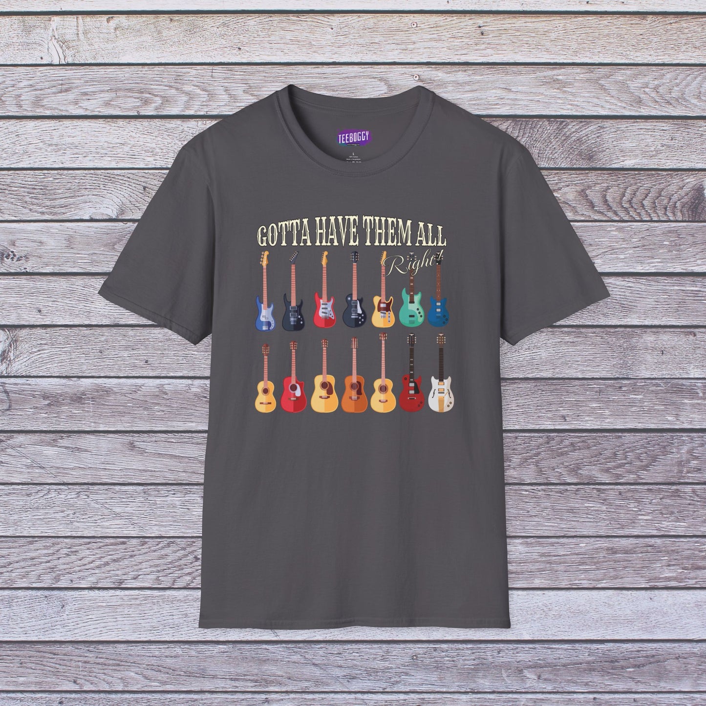 Guitar Shapes Unisex T-Shirt - Gotta Have Them All