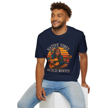 Native Vibes, Sacred Roots T-Shirt — Native American Guitar Tribute