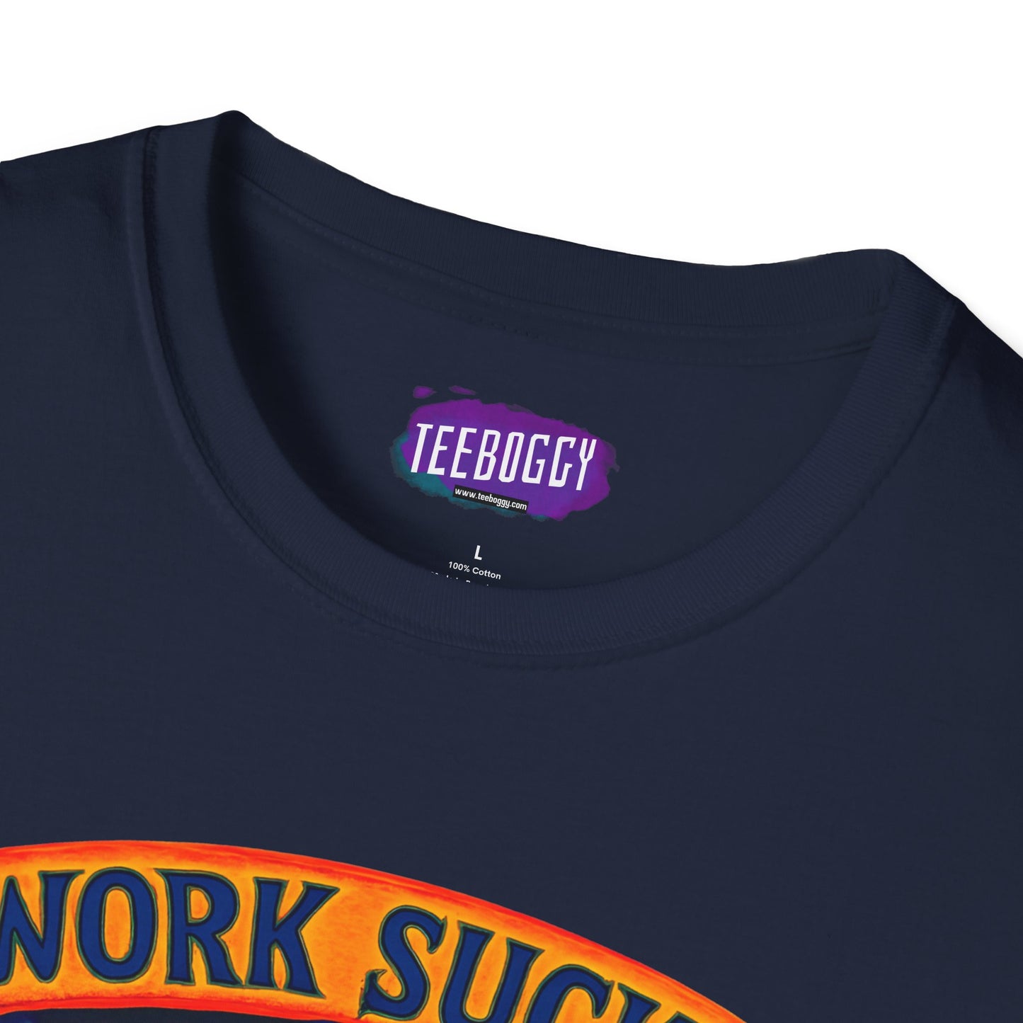 Rock Guitar T-Shirt - Work Sucks, Let's Rock