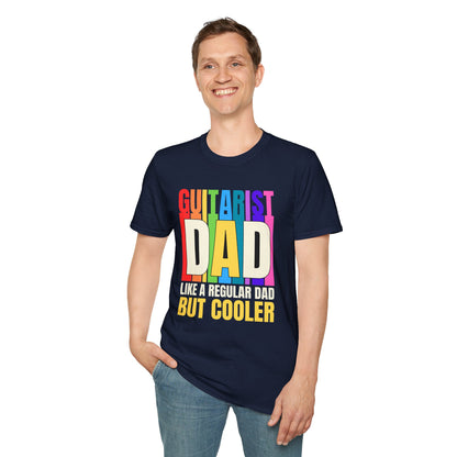 Guitar Dad T-Shirt — "Guitar Dad, Like A Regular Dad But Cooler"