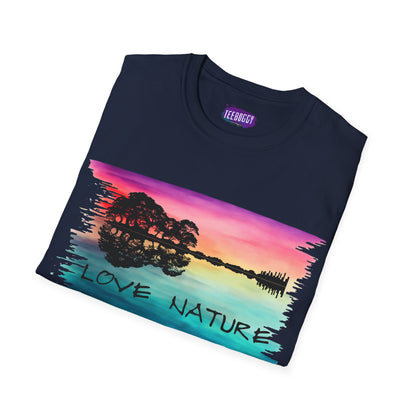 Love Nature Guitar T-Shirt