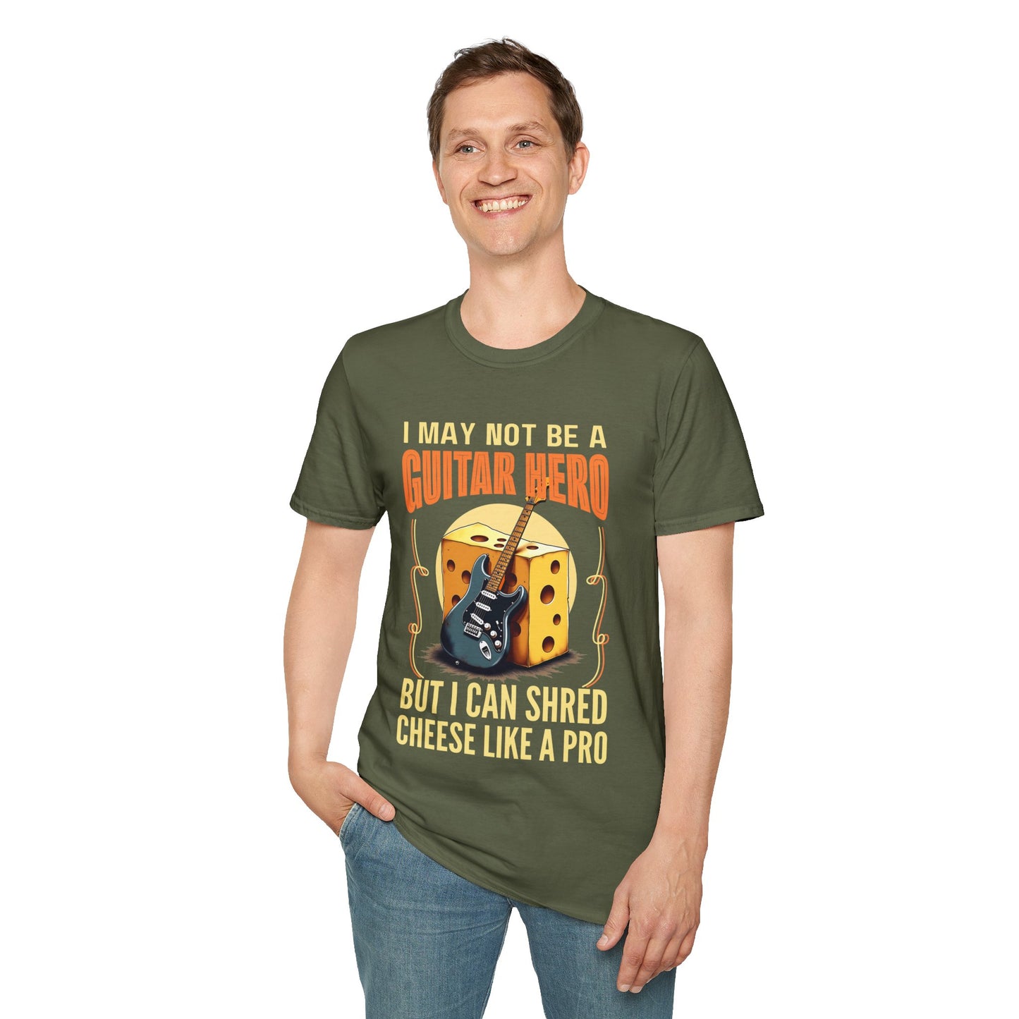 Funny Guitar Cheese T-Shirt