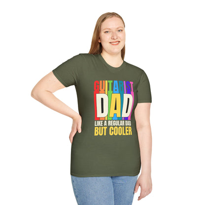 Guitar Dad T-Shirt — "Guitar Dad, Like A Regular Dad But Cooler"