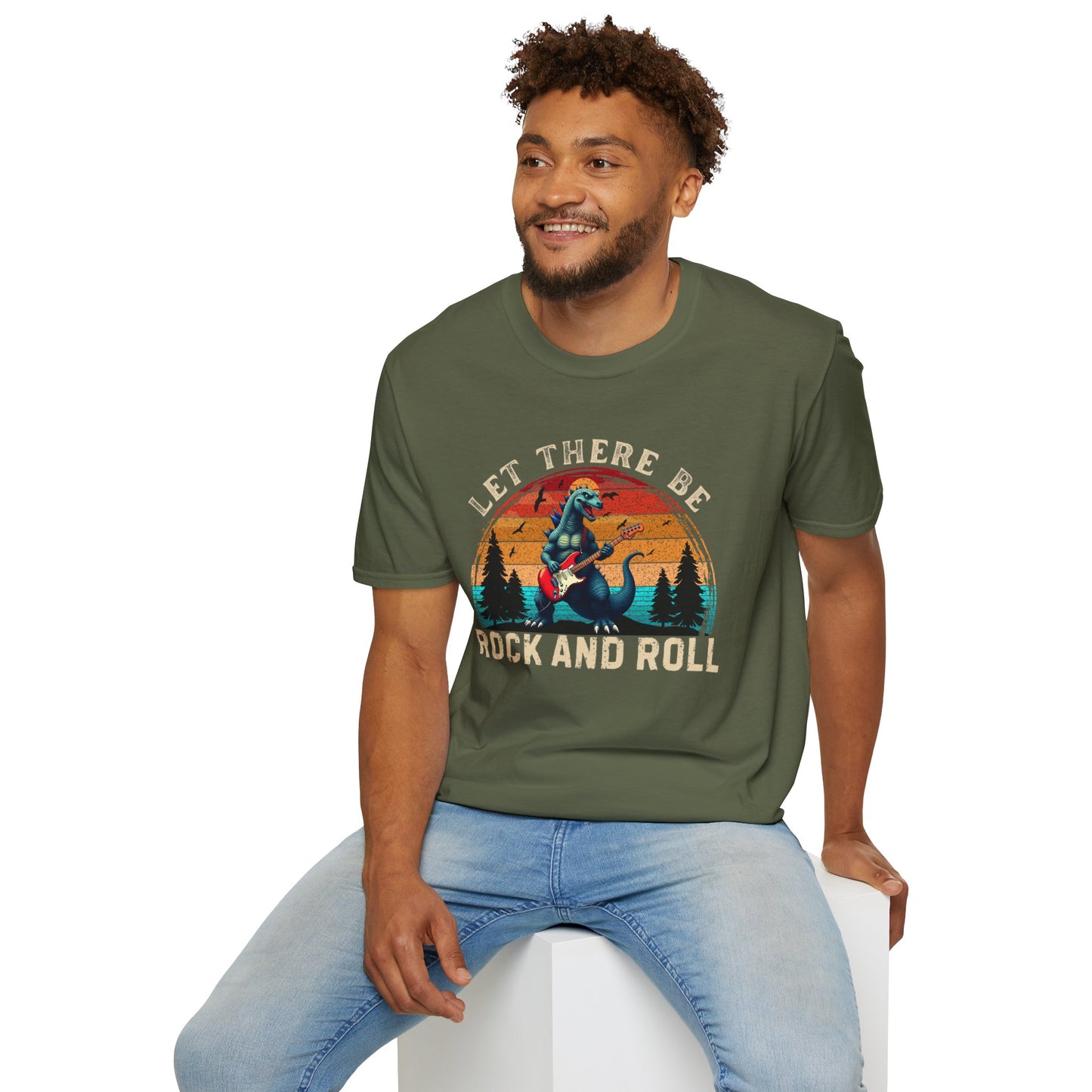 Godzilla Rock Guitar Unisex T-Shirt