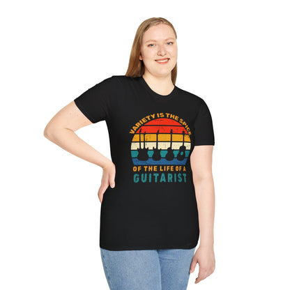 Guitarist Graphic Tee - Variety is the Spice of Life Unisex Softstyle T-Shirt