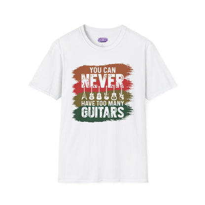 Guitar Statement T-Shirt - Grunge Colorful Slogan