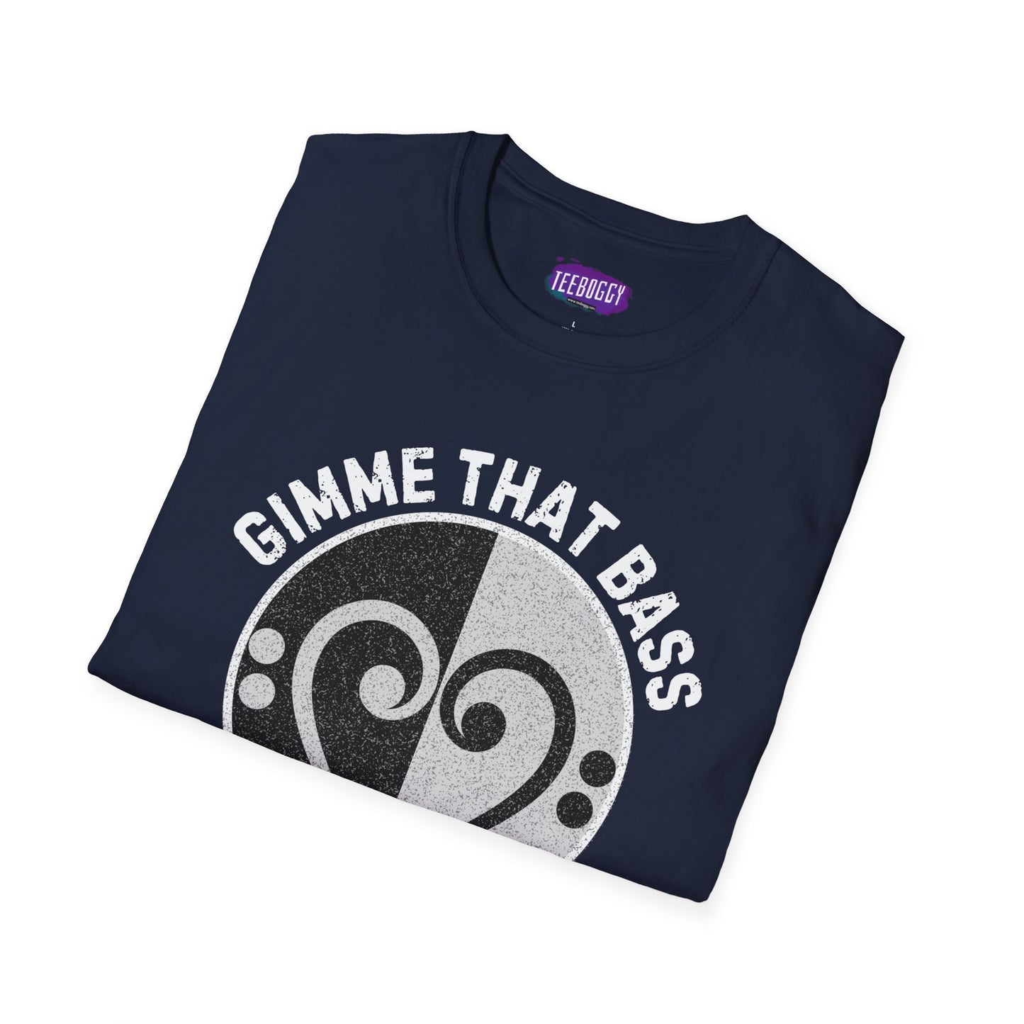 Bass Clef Heart Unisex T-Shirt - Feel the Bass, Love the Groove