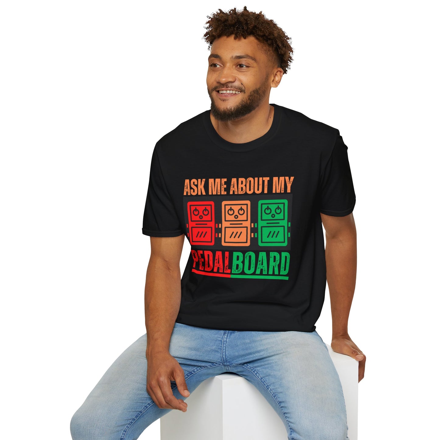 Ask Me About My Pedal Board - Guitar Pedalboard T-Shirt