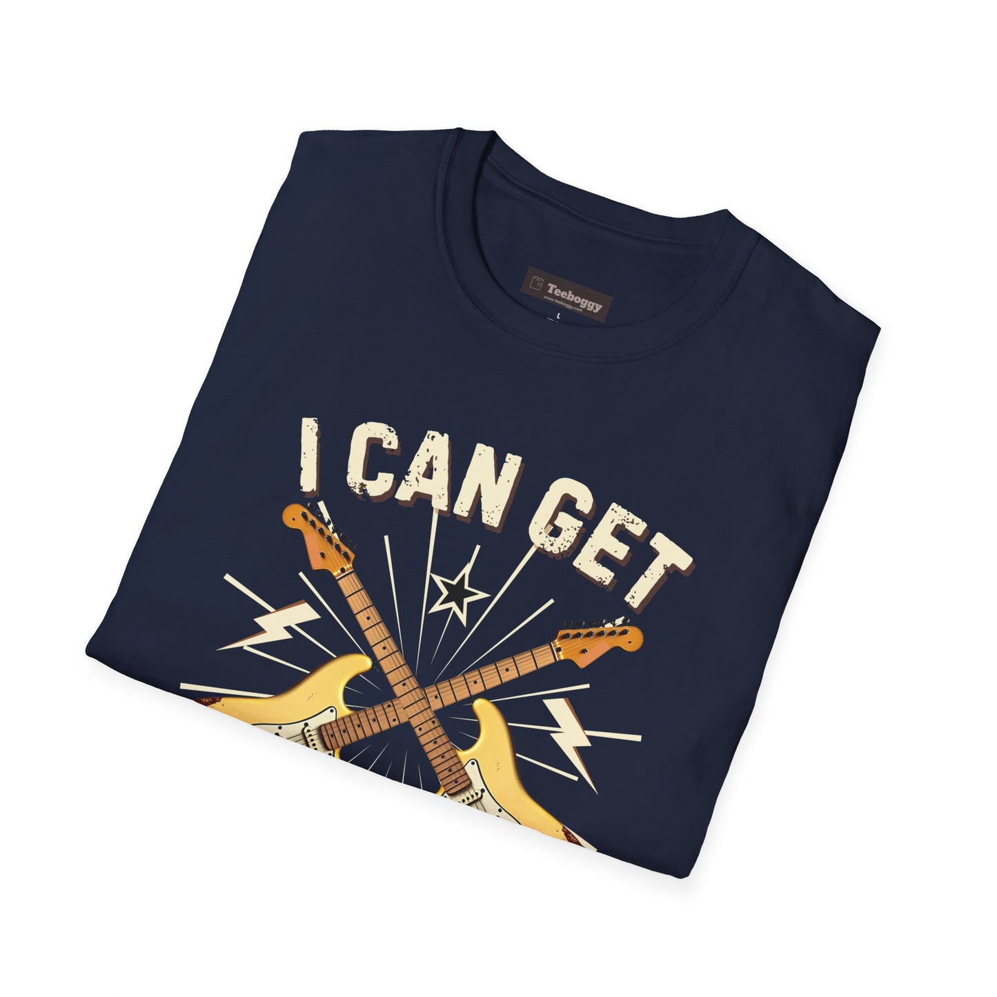 I Can Get Satisfaction T-Shirt — Stratocaster Guitar Rock Tee