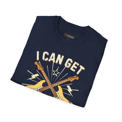I Can Get Satisfaction T-Shirt — Stratocaster Guitar Rock Tee
