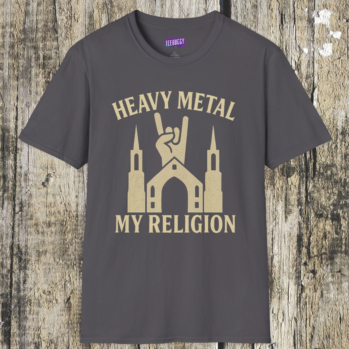 Heavy Metal Church Unisex T-Shirt - Heavy Metal, My Religion