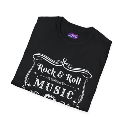 Rock & Roll Music & Beer, Softstyle T-Shirt