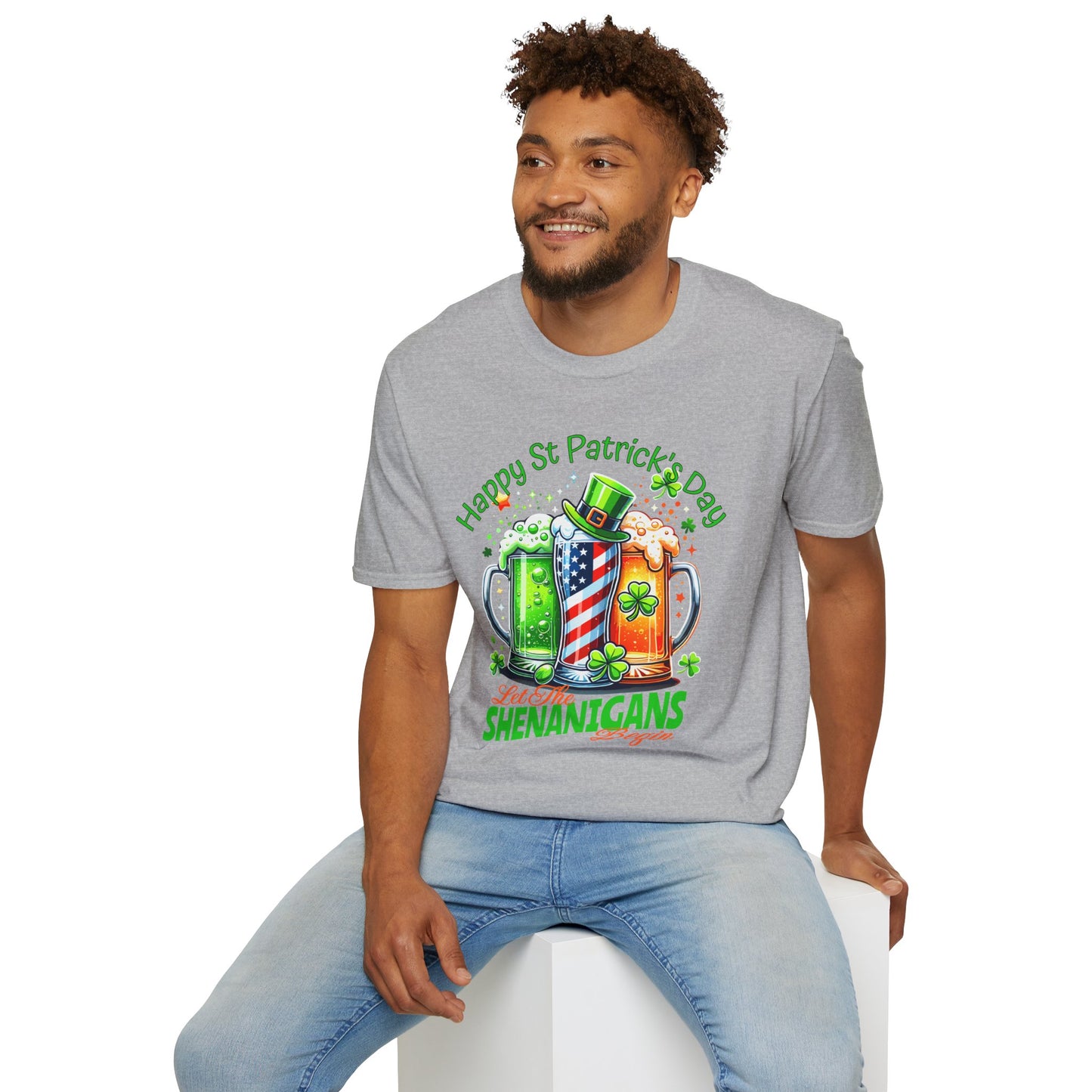 St Patrick's Day T-Shirt - Patriotic Irish American Shenanigans