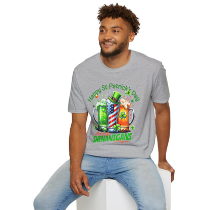St Patrick's Day T-Shirt - Patriotic Irish American Shenanigans