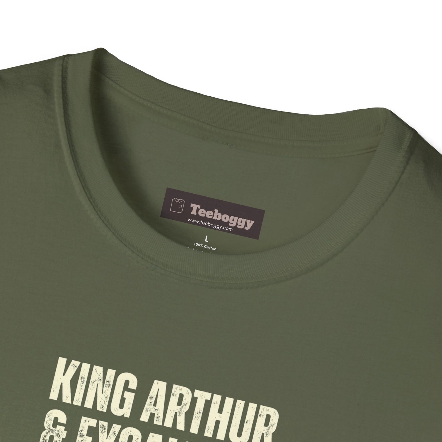King Arthur Guitar Tee — Excalibur Rock T-Shirt