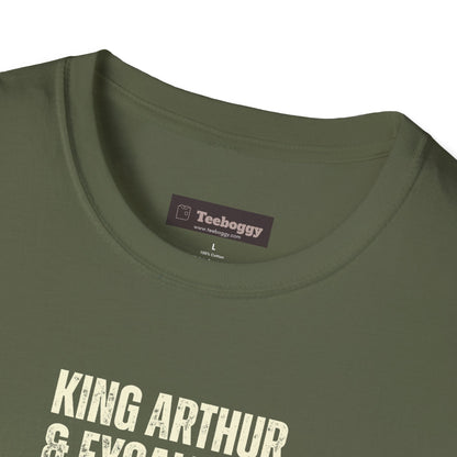 King Arthur Guitar Tee — Excalibur Rock T-Shirt