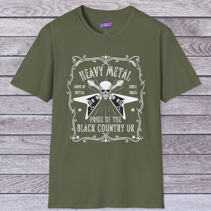 Rock Flying V Guitars Skull T-Shirt