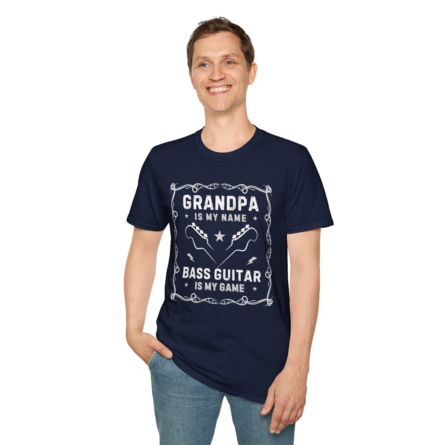 Bass Guitar Grandpa Unisex T-Shirt