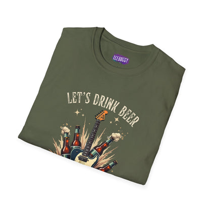 Graphic T-Shirt - Let's Drink Some Beer and Play Some Rock & Roll