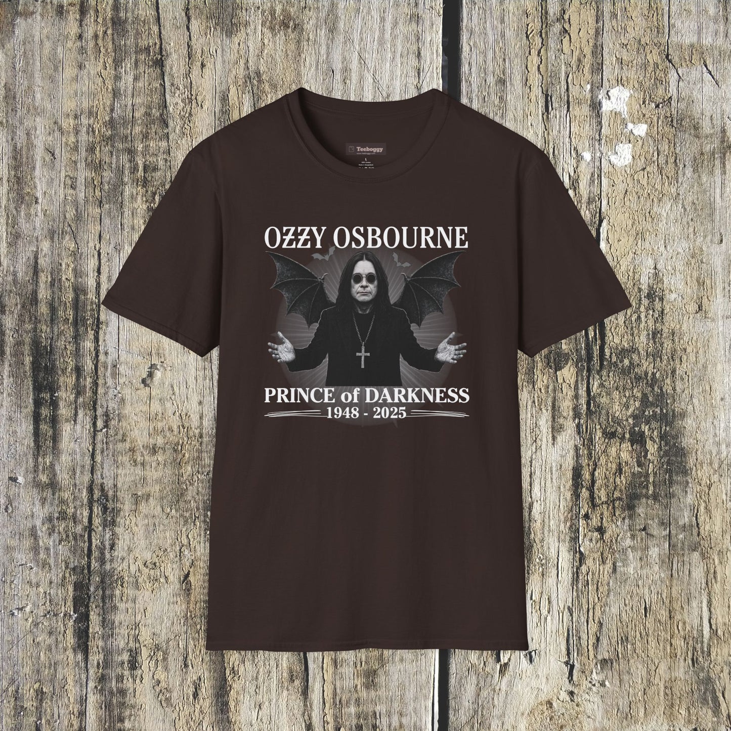 Prince of Darkness T-Shirt — Legendary Birmingham Heavy Metal Singer Tee