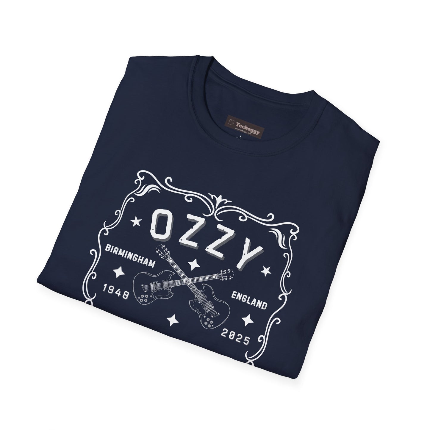 Memorial Whisky-Label T-Shirt — Tribute to the Heavy Metal Godfather (Birth Town • Years)