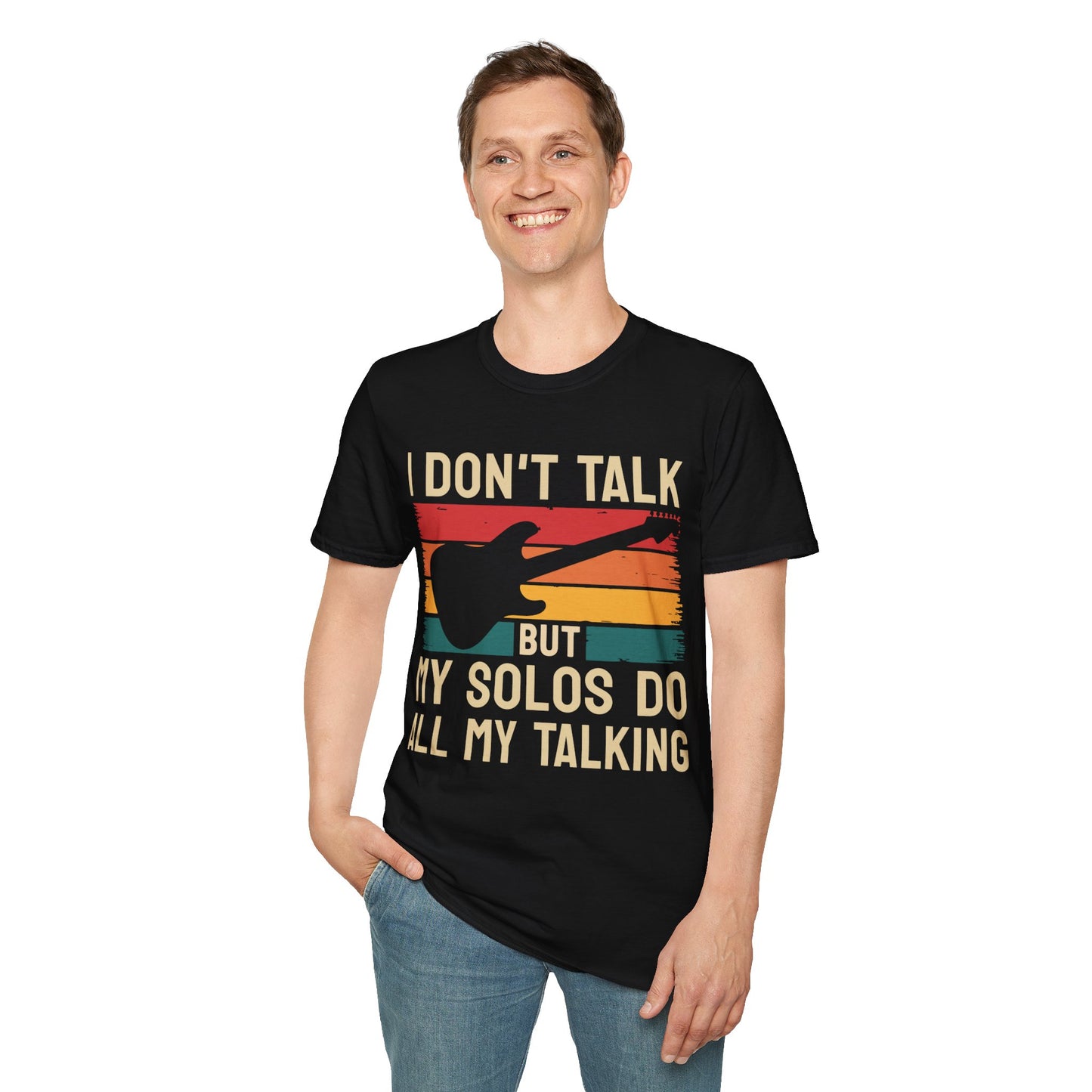 Guitar Solos Do My Talking, Softstyle T-Shirt