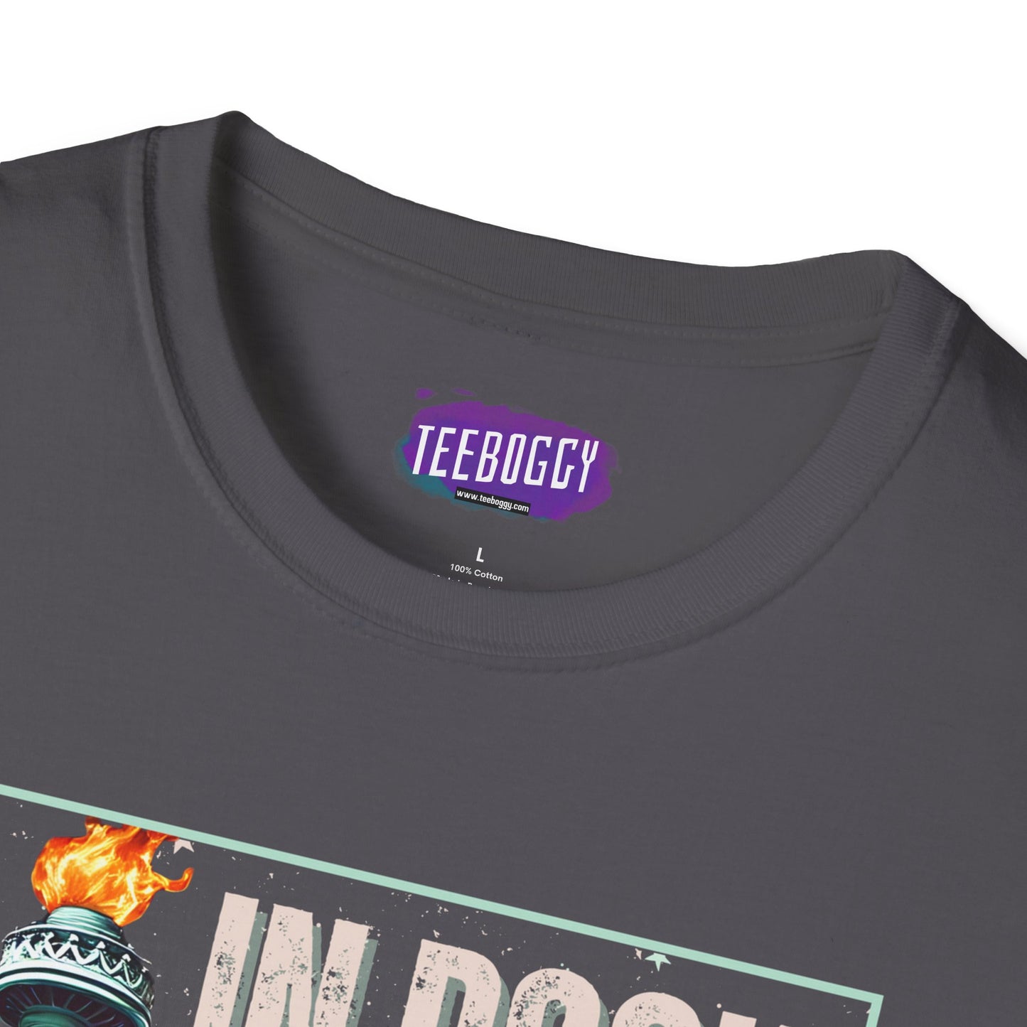 Patriotic Rock T-Shirt - 'In Rock We Trust' | Softstyle