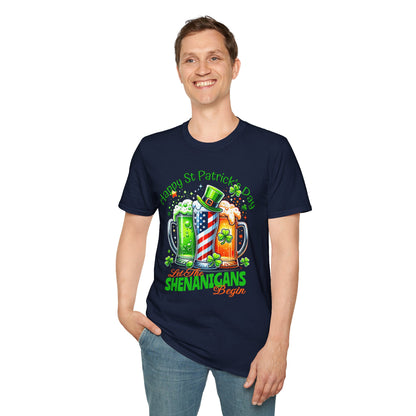St Patrick's Day T-Shirt - Patriotic Irish American Shenanigans