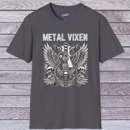 Music Lover Unisex T-Shirt for Female Rockers and Guitar Enthusiasts
