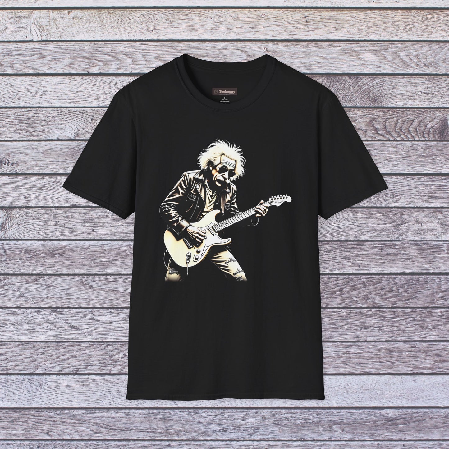 Einstein Rocker T-Shirt — Rock Guitar Genius Graphic Tee