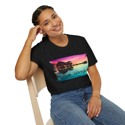 Love Nature Guitar T-Shirt