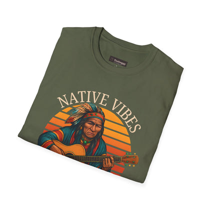 Native Vibes, Sacred Roots T-Shirt — Native American Guitar Tribute