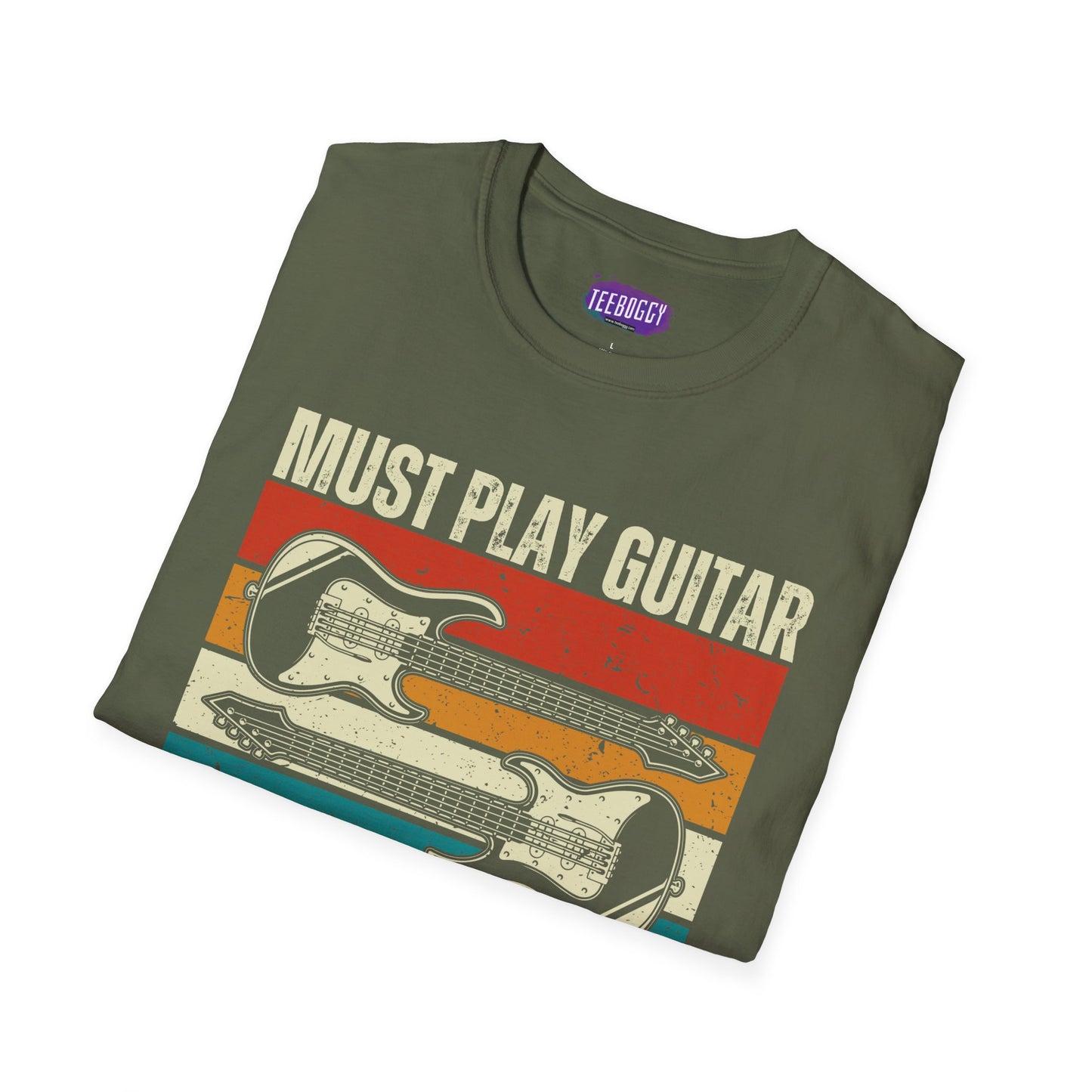 Rock Guitar Unisex T-Shirt - Must Play Guitar All The Damn Time