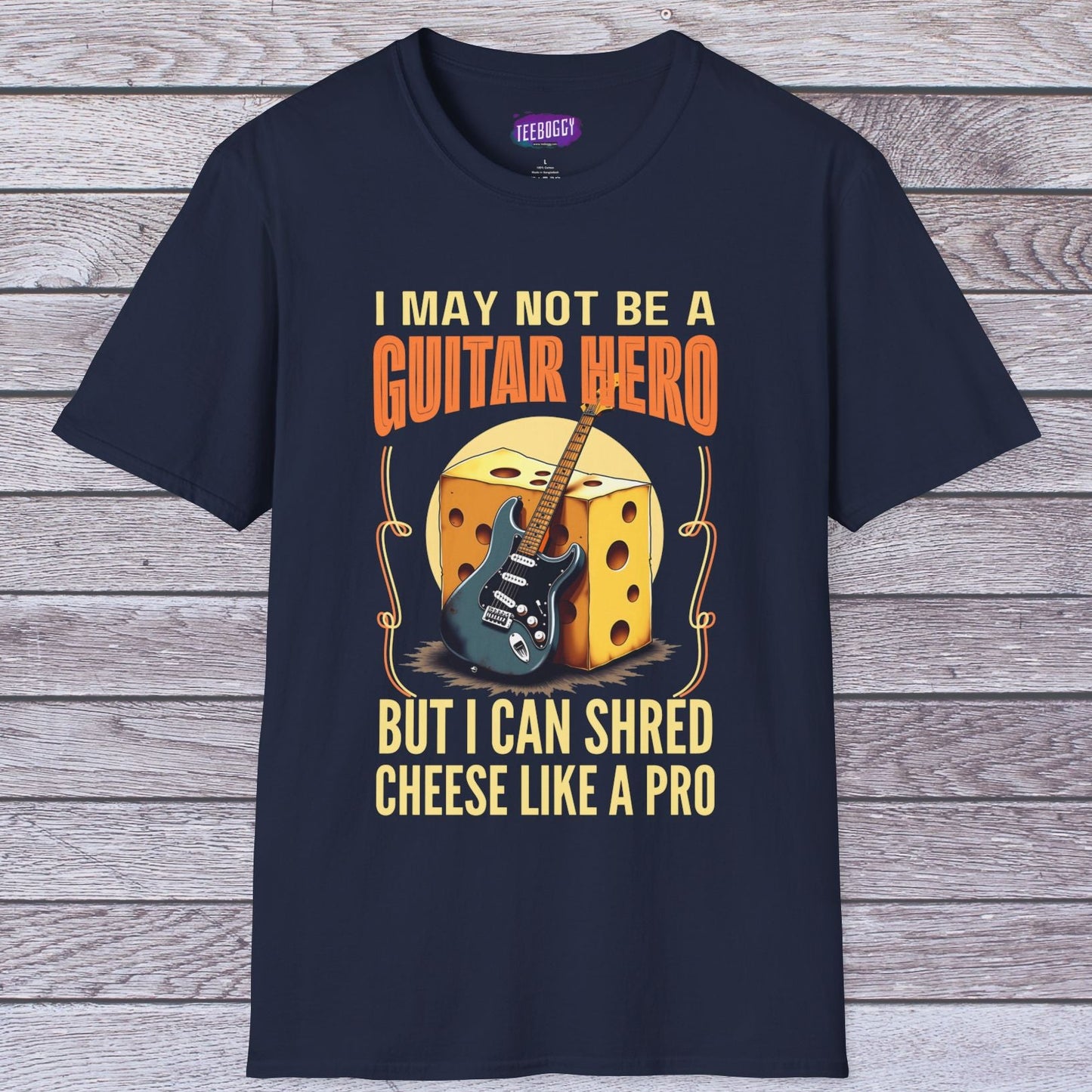 Funny Guitar Cheese T-Shirt