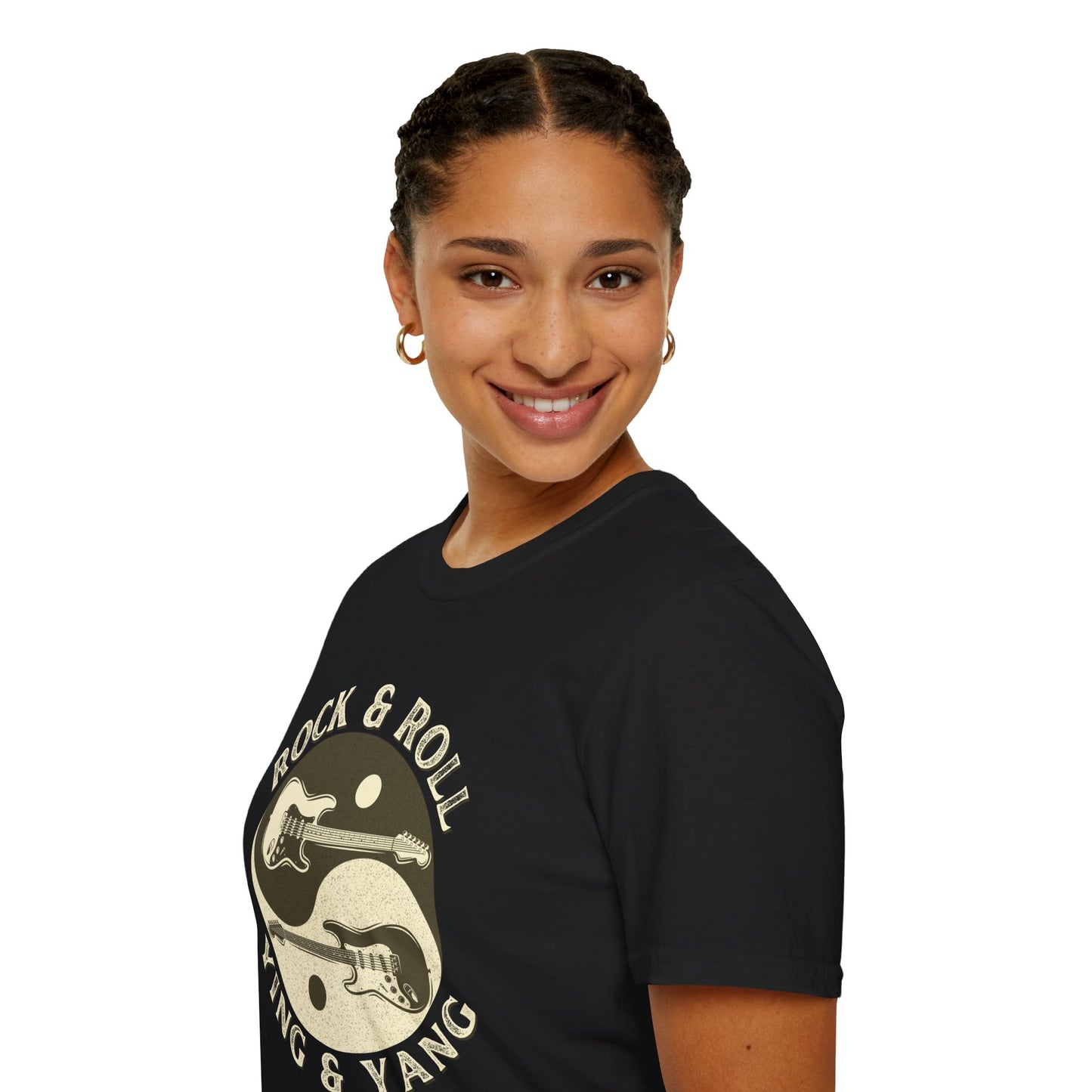 Yin Yang Guitar T-Shirt — Spiritual Balance & Harmony Music Tee