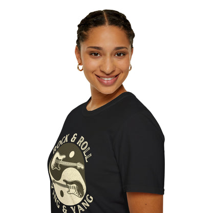 Yin Yang Guitar T-Shirt — Spiritual Balance & Harmony Music Tee